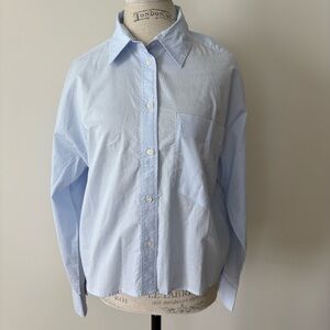 NWT Banana Republic Cropped Button Down